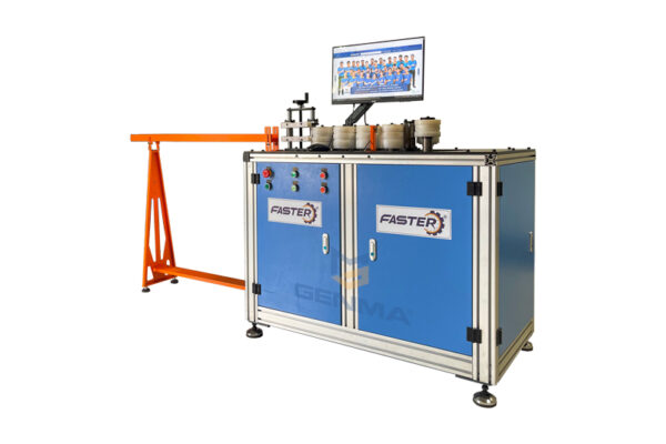 Máy uốn viền gương khung tranh nhôm 2 chiều CNC Faster Máy uốn viền gương khung tranh nhôm 2 chiều CNC Faster