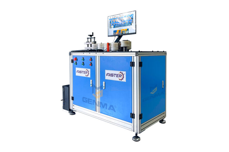 Máy uốn viền gương khung tranh nhôm 2 chiều CNC Faster Máy uốn viền gương khung tranh nhôm 2 chiều CNC Faster