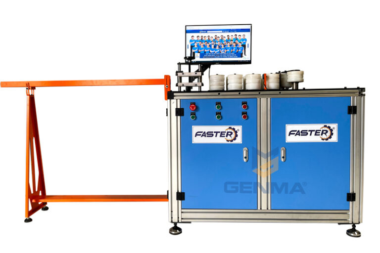 Máy uốn viền gương khung tranh nhôm 2 chiều CNC Faster Máy uốn viền gương khung tranh nhôm 2 chiều CNC Faster