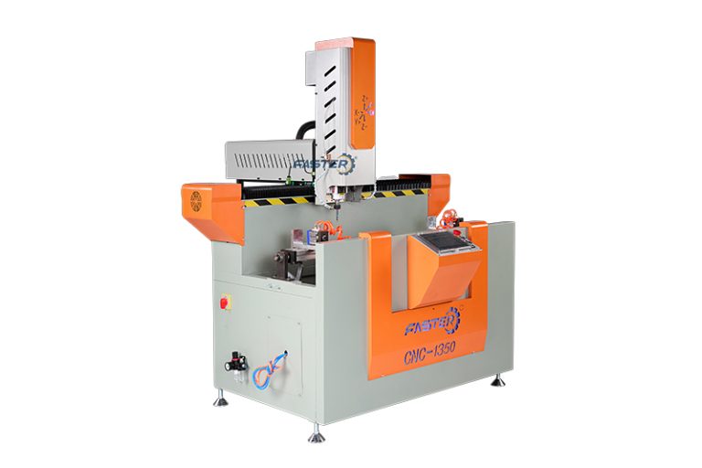 Máy khoan khóa nhôm 2 đầu Faster CNC 1350 Máy khoan khóa nhôm 2 đầu Faster CNC 1350